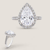 Pear Halo Ring (5.5 TCW)