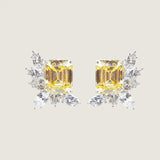 ASSCHER CUT  SURR. BY PEARS & MARQ - EF962/CAN/CZ