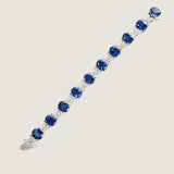 OVAL ALTERNATING FLOWER BRACELET