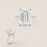 Asscher Solitaire Ring (14 TCW)