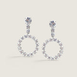 Small Circle Drop Earrings (4 TCW)