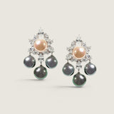 10MM PEARL DROP EARRING - EF152S/PRL/CZ