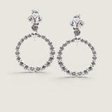OPEN DROP EARRING - EF1116/CZ