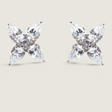 Flower Button Earrings (9.5 TCW)