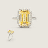 5CT (12X8) EMERALD CUT F1098-CAN-CZ-14K