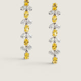 OVAL DROP EARRING - EF1135/CAN/CZ