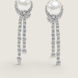 MULTIDROP 10MM PEARL EARRING - EF1154/PRL/CZ