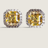 10MM ASSCHER CUT WITH MICROPAVE STUD - EF1169/CAN/CZ