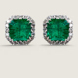 ASSCHER CUT WITH MICROPAVE STUD - EF1169/EM/CZ
