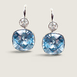 Aquamarine Cushion Drop with Bezel (11 TCW)