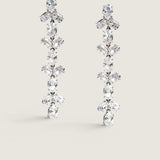 OVAL DROP EARRING - EF1135/CZ