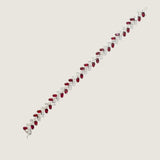 Ruby and Clear Vine Bracelet (12.4 TCW)