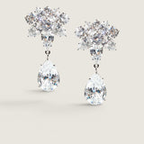 EARRING CLUSTER W/ESR DROP - CJ75D/CZ