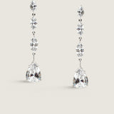 TRIPLE MARQUE WITH PEARSHAPE DROP - EF1168/CZ