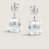 Double Asscher Drop Earring (5.6 TCW)