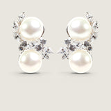 DOUBLE PEARL EAR - F208/PRL/CZ