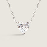 2.5CT HEART SHAPE PENDANT - P9MMHS/CZ