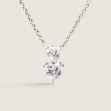 1CT AND 2.5CT HEART PENDANT - PHS68/CZ