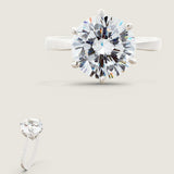 4CT SOLITAIRE F281-10 -CZ-14K