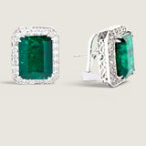 8 CT EMERALD CUT WITH PAVE - EF802OMG/EM/CZ