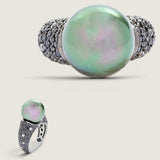 10MM PEARL WITH PAVE F1022-PRL-CZ-14K