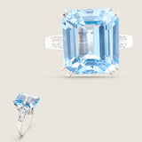 7CT W/6PRINC CUT.4CT EA F141-AQ-CZ-14K