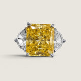 RING 1EC CTR 4.5CT/2 HALF MOON 1.5CT F220-CAN-CZ-14K