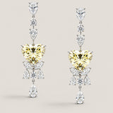 DELICATE HEART DROP EARRING - EF1193/CAN/CZ