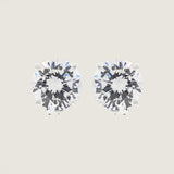 Round Brilliant Studs with Vermeil (20 TCW)