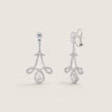 Scroll Drop Earrings (6.5 TCW)