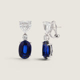 HEART/ROUND/OVAL DROP EARRIN - EF403SM/SAP/CZ