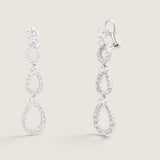 THREE TIERED DROP EARRING
