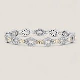 Open Bangle with Canary Accents (8.6 TCW)