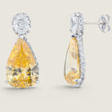7CT PAVE PEARSHAPE DROP(16CT TDW) - EF1275/CAN/CZ
