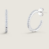SMALL HOOP EARRING(1/2 DIAMETER) - EF1293/CZ