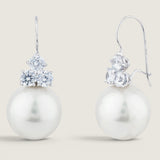 Pearl Drop Earrings (0.60 TCW)