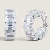 Éternelle Emerald-Cut Hoops (36 TCW)