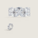 8MM WIDE FLOWER BAND F1286-CZ-14K