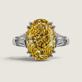 9CT OVAL WITH DOUBLE BAGUETTE SIDES F1287-CAN-CZ-14K