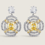 1.5CT CUSHION WITH 3.5CT OPEN OVAL DROP - EF1319/CAN/CZ