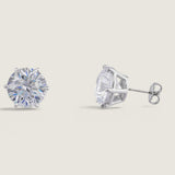 Round Brilliant Studs with Vermeil (13 TCW)