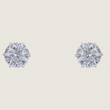 Round Brilliant Studs with Vermeil (13 TCW)