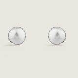 Pearl in Pave Cap Setting (2.4 TCW)