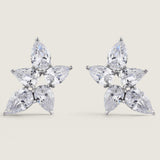 CZ CLUSTER EARRING - EF1343/CZ