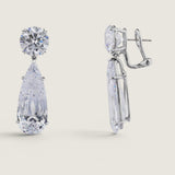 6.5CT ROUND WITH 12MMX30MM PEAR DROP - EF1351/CZ