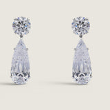 6.5CT ROUND WITH 12MMX30MM PEAR DROP - EF1351/CZ