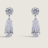6.5CT ROUND WITH 12MMX30MM PEAR DROP - EF1351/CZ