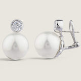 15MM PEARL WITH .5CT BEZEL ROUND - EF1354/PRL/CZ