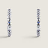 Large Emerald-Cut Hoop Earrings (28.5TCW)