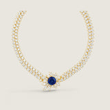 Sapphire Bloom Necklace